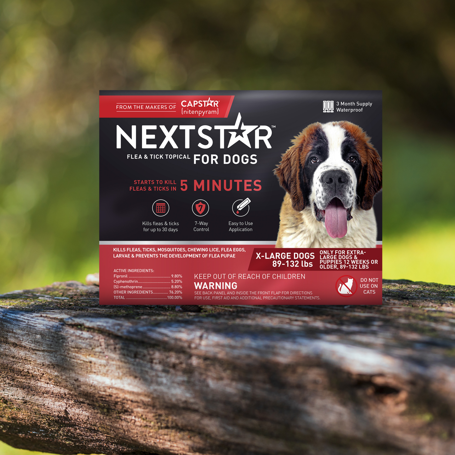 slide 3 of 4, Nextstar F&T SO Dog 89-132LB 3CT, 3 ct
