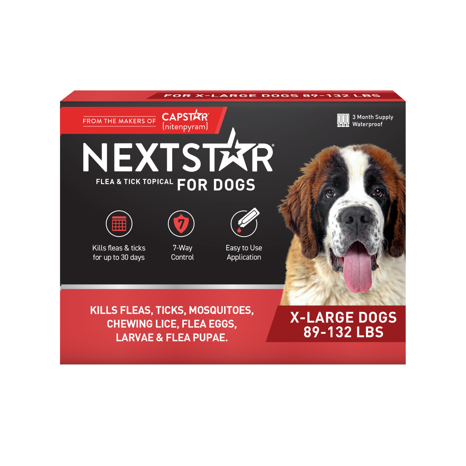 slide 1 of 4, Nextstar F&T SO Dog 89-132LB 3CT, 3 ct