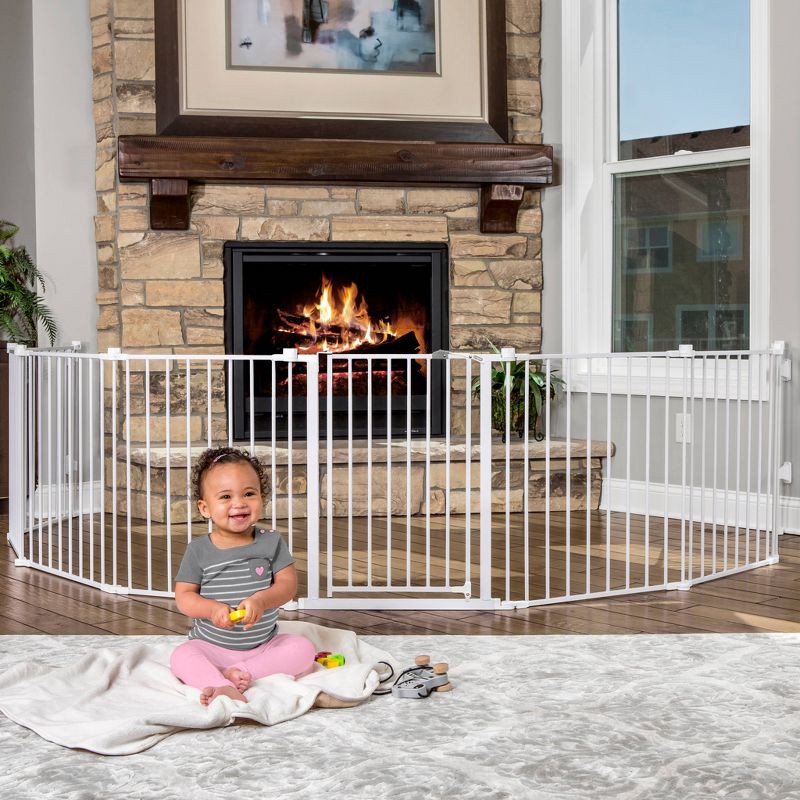 slide 3 of 4, Regalo 2 in 1 Super Wide™ Safety Gate & Play Yard, 1 ct