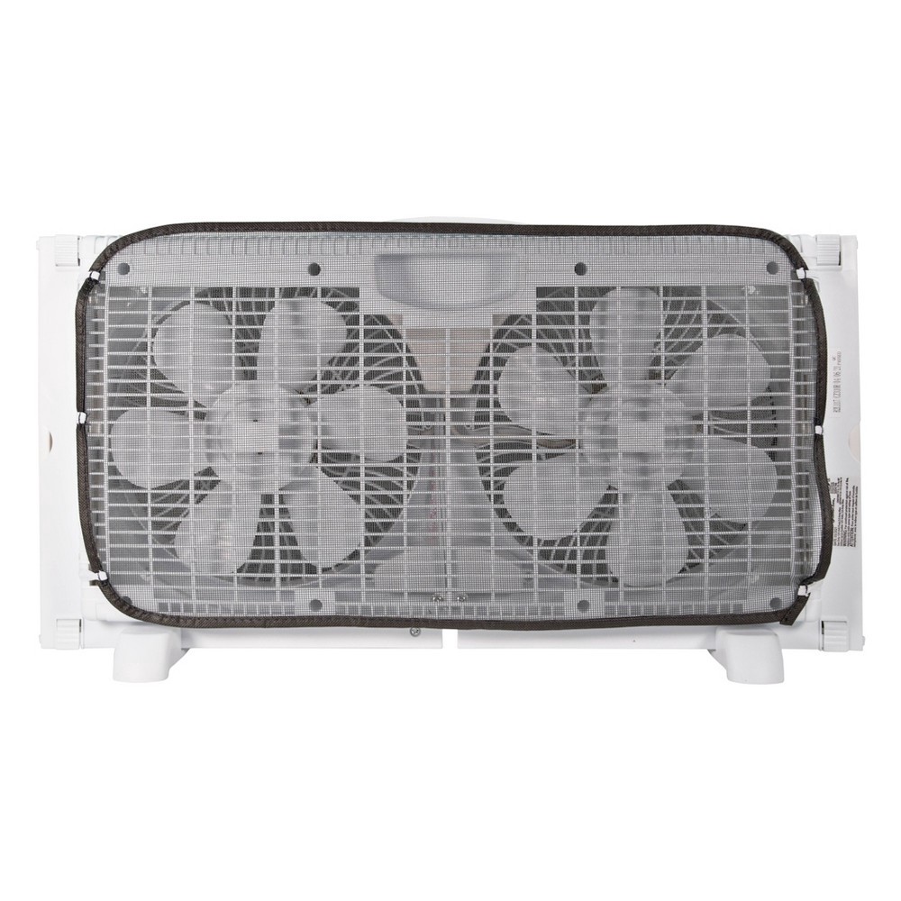 Comfort Zone Dual Digital Reversible Window Fan with Bug Screen 1 ct