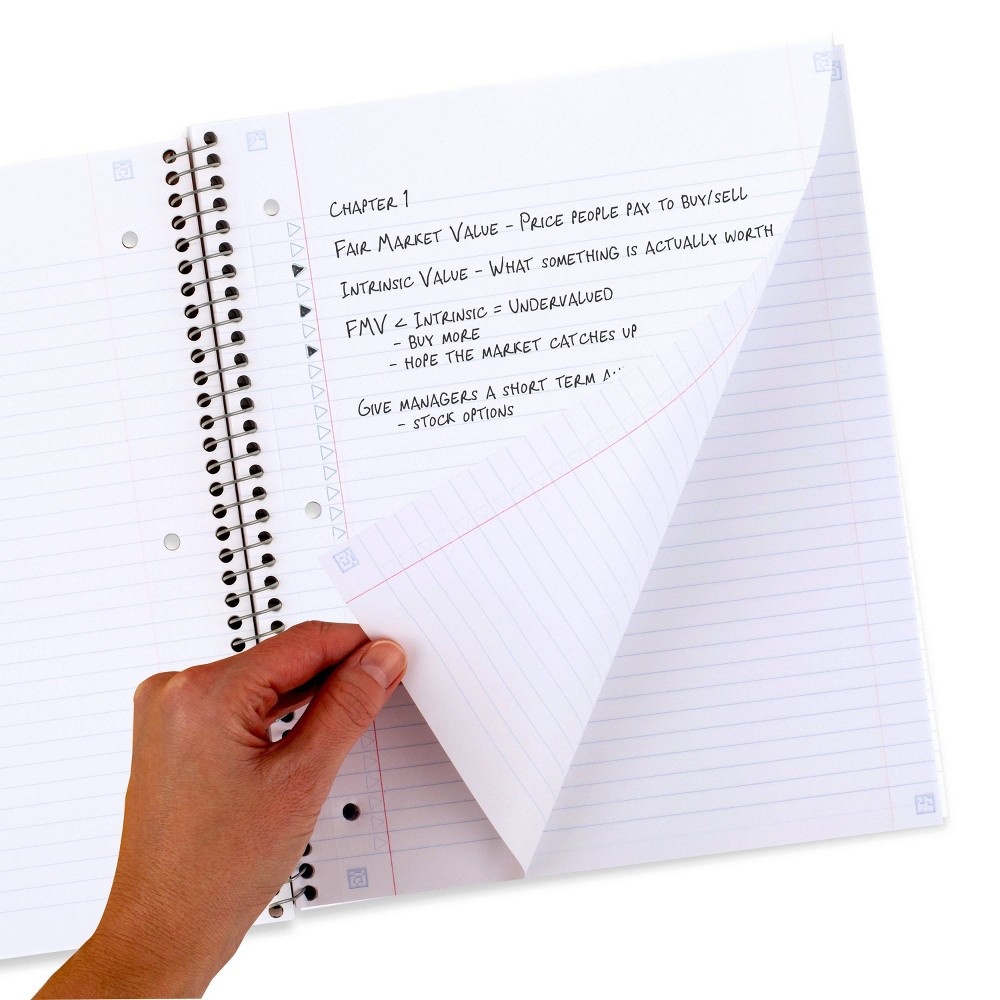 Five Star Spiral Notebook 1 Subject College Ruled Review