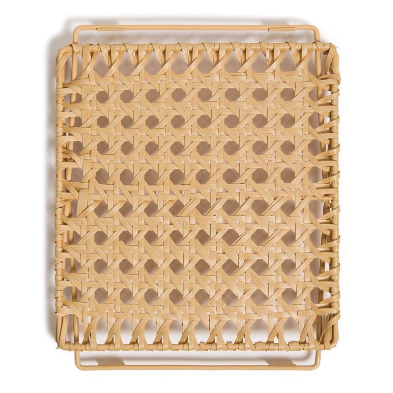 Rattan and Acrylic Tray