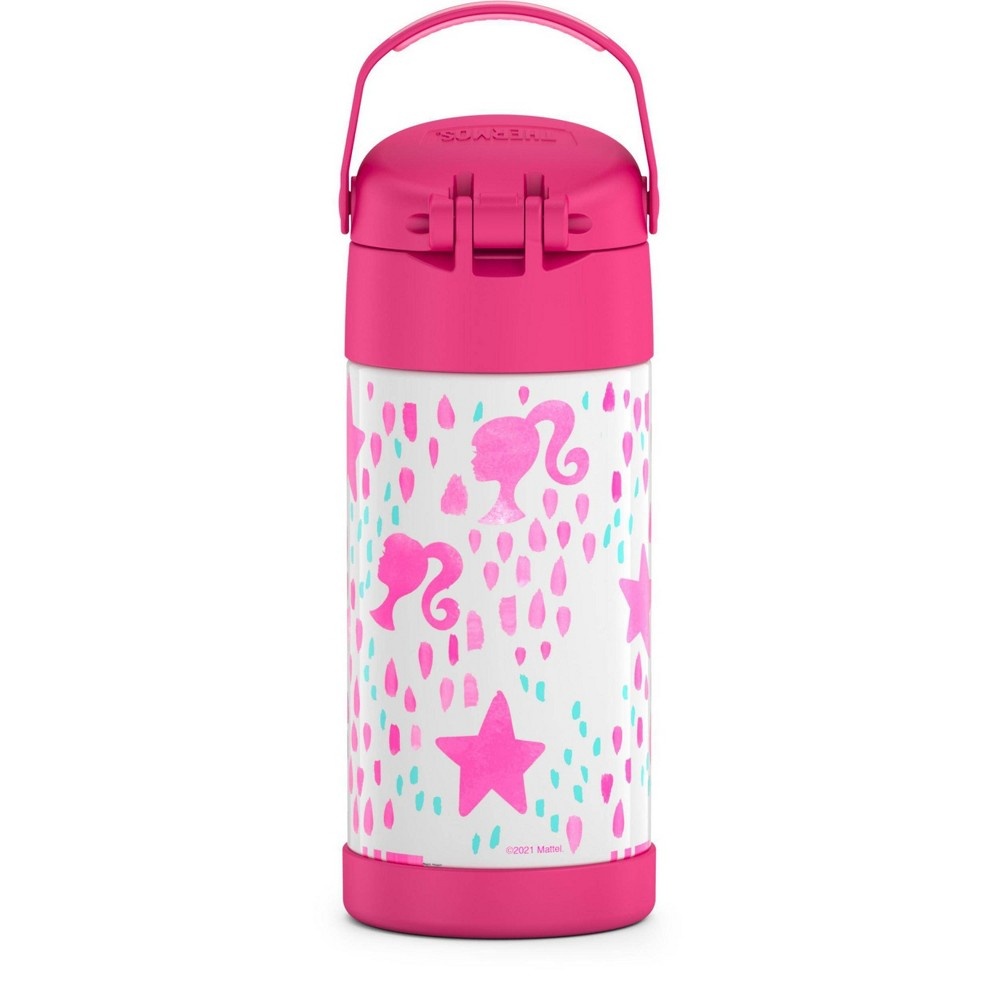slide 8 of 8, Thermos 12oz FUNtainer Water Bottle with Bail Handle - Barbie, 12 oz