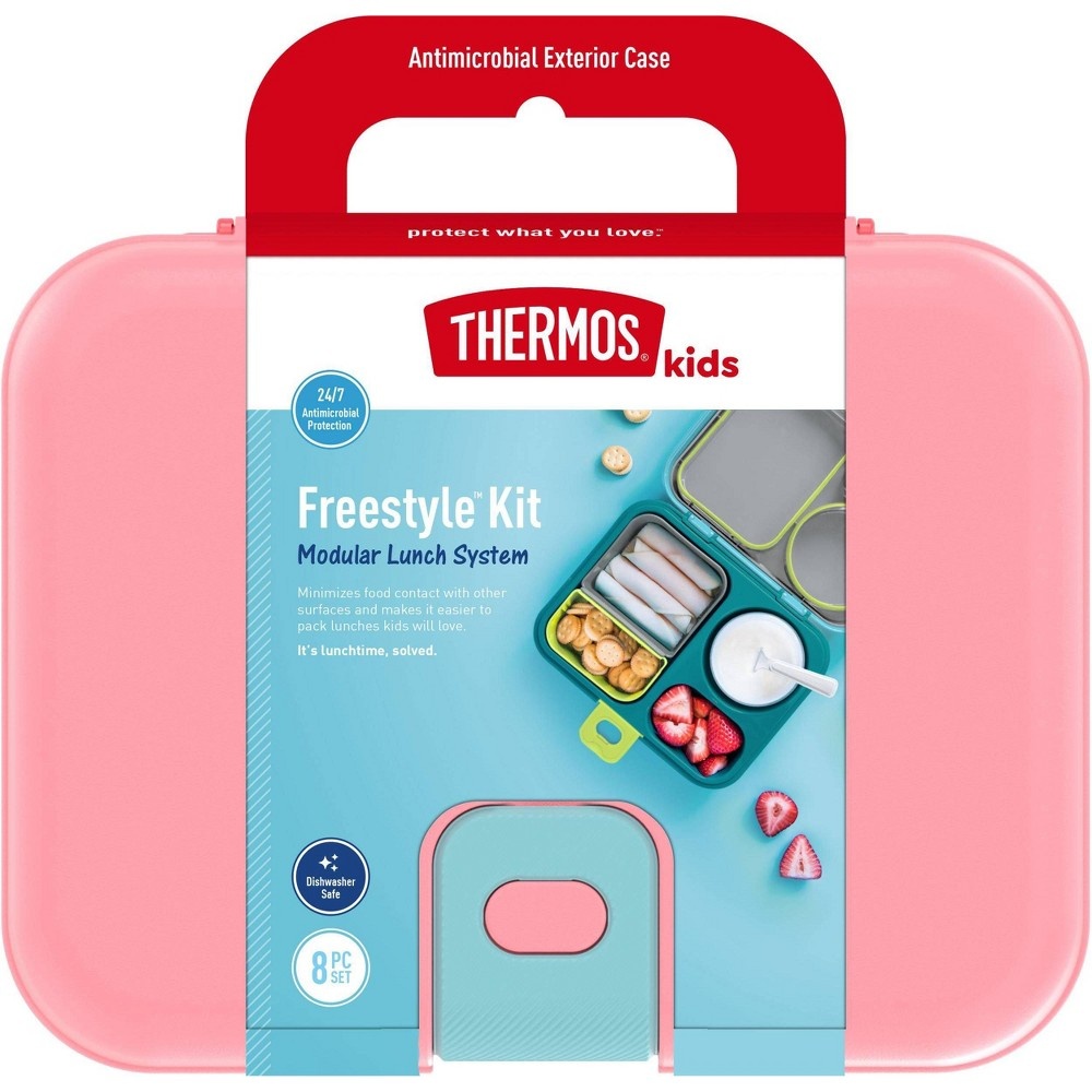 Thermos Kids' Freestyle Storage Kit with Antimicrobial Protection