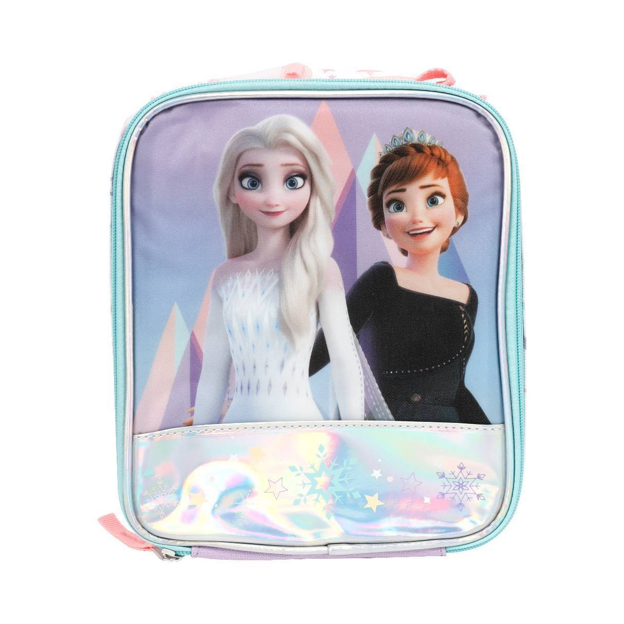 Frozen Kids' Square Lunch Box and Bag - Purple 1 ct