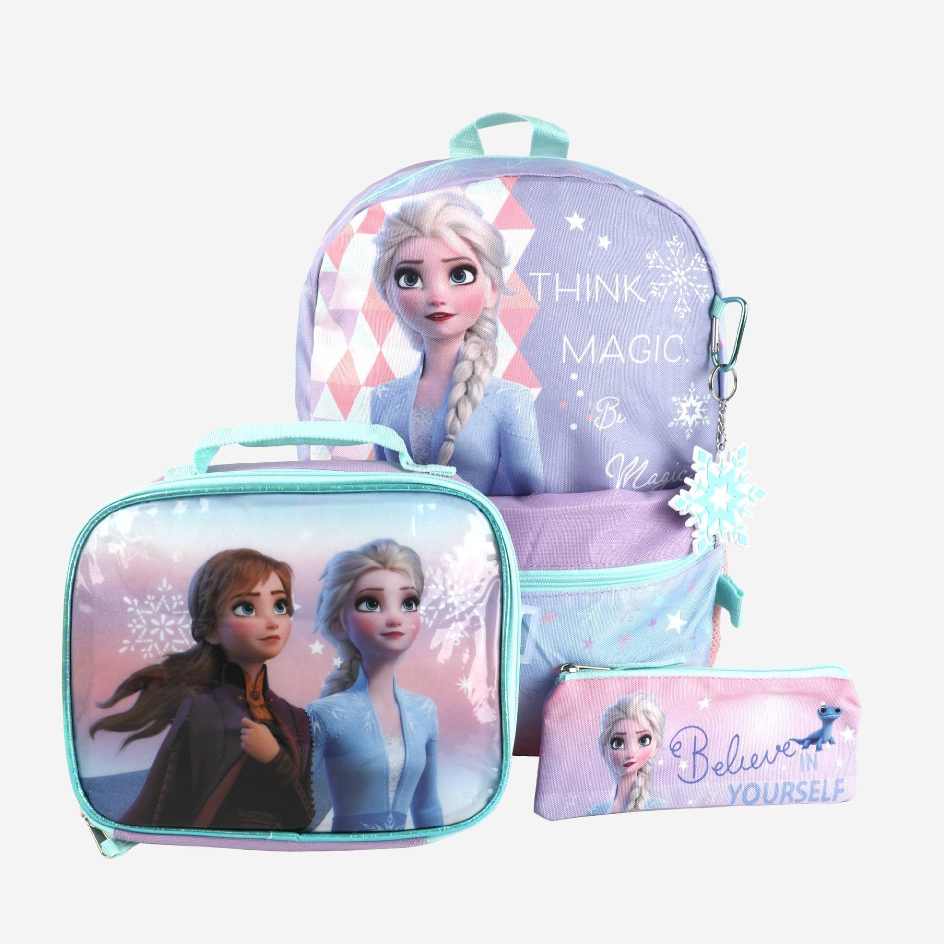 slide 1 of 9, Frozen Kids' 5pc Backpack Set - Purple, 5 ct