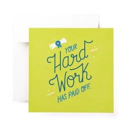 American Greetings Hard Work Graduation Greeting Card