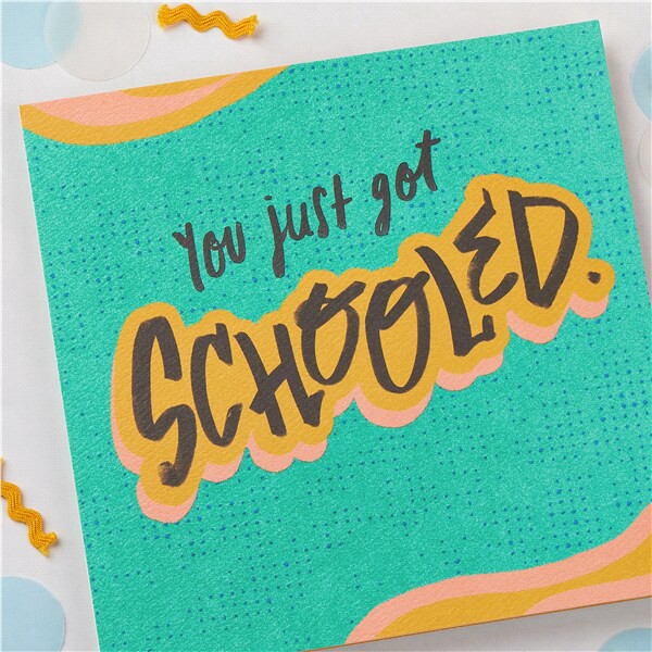 slide 3 of 21, American Greetings Schooled Graduation Greeting Card, 1 ct