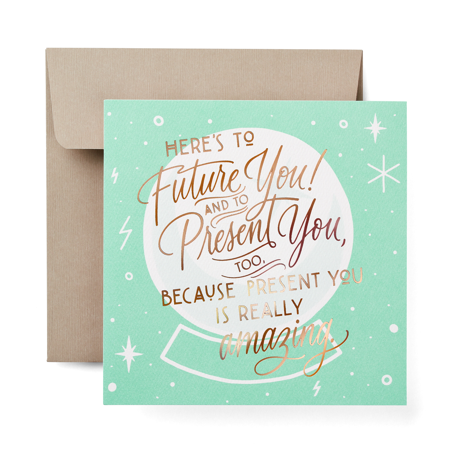 slide 1 of 4, American Greetings Here's to You Graduation Greeting Card with Foil, 1 ct