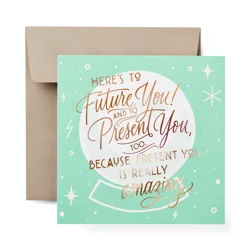 American Greetings Here's to You Graduation Greeting Card with Foil