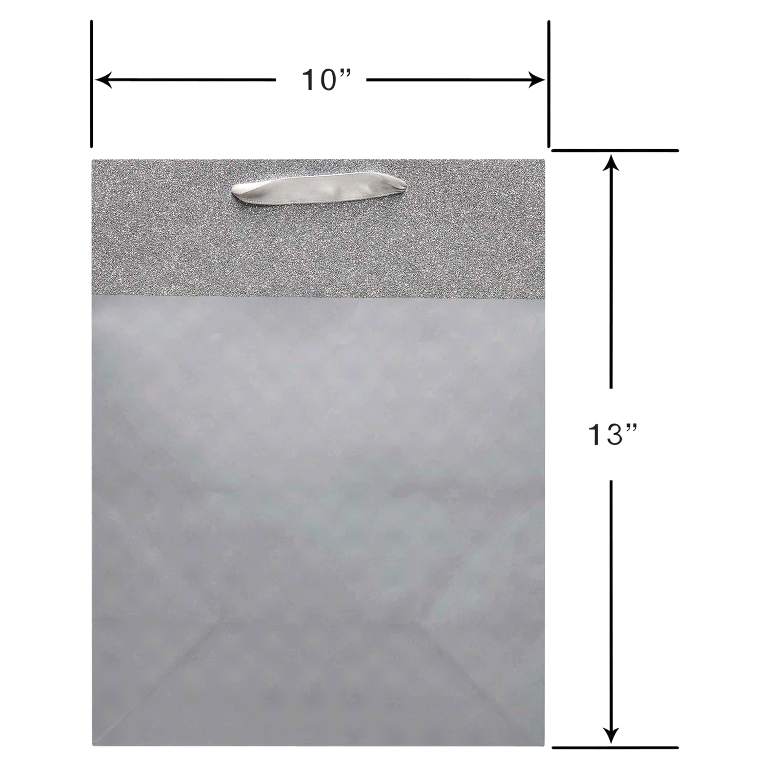 slide 3 of 3, American Greetings Gift Bag, Silver, 1-Count, 1 ct