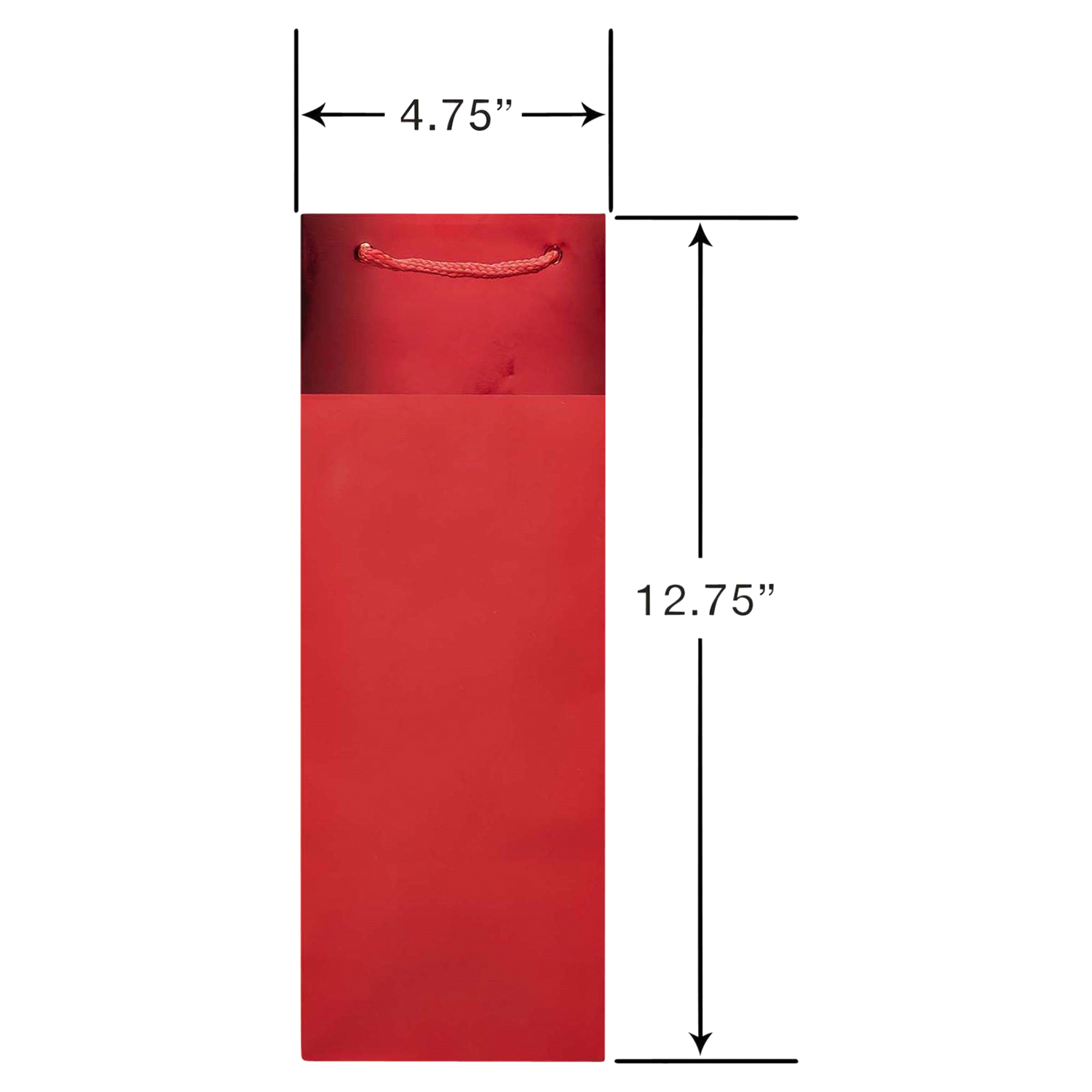 slide 3 of 3, American Greetings Red Beverage Bag, 1 ct