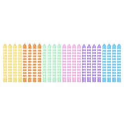 Papyrus Birthday Candles, Pastel Stripes (24-Count)