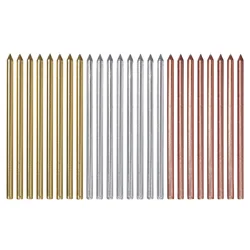 Papyrus Birthday Candles, Metallic (24-Count)