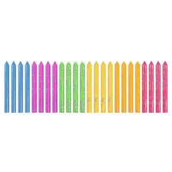 Papyrus Birthday Candles, Neon Glitter (24-Count)