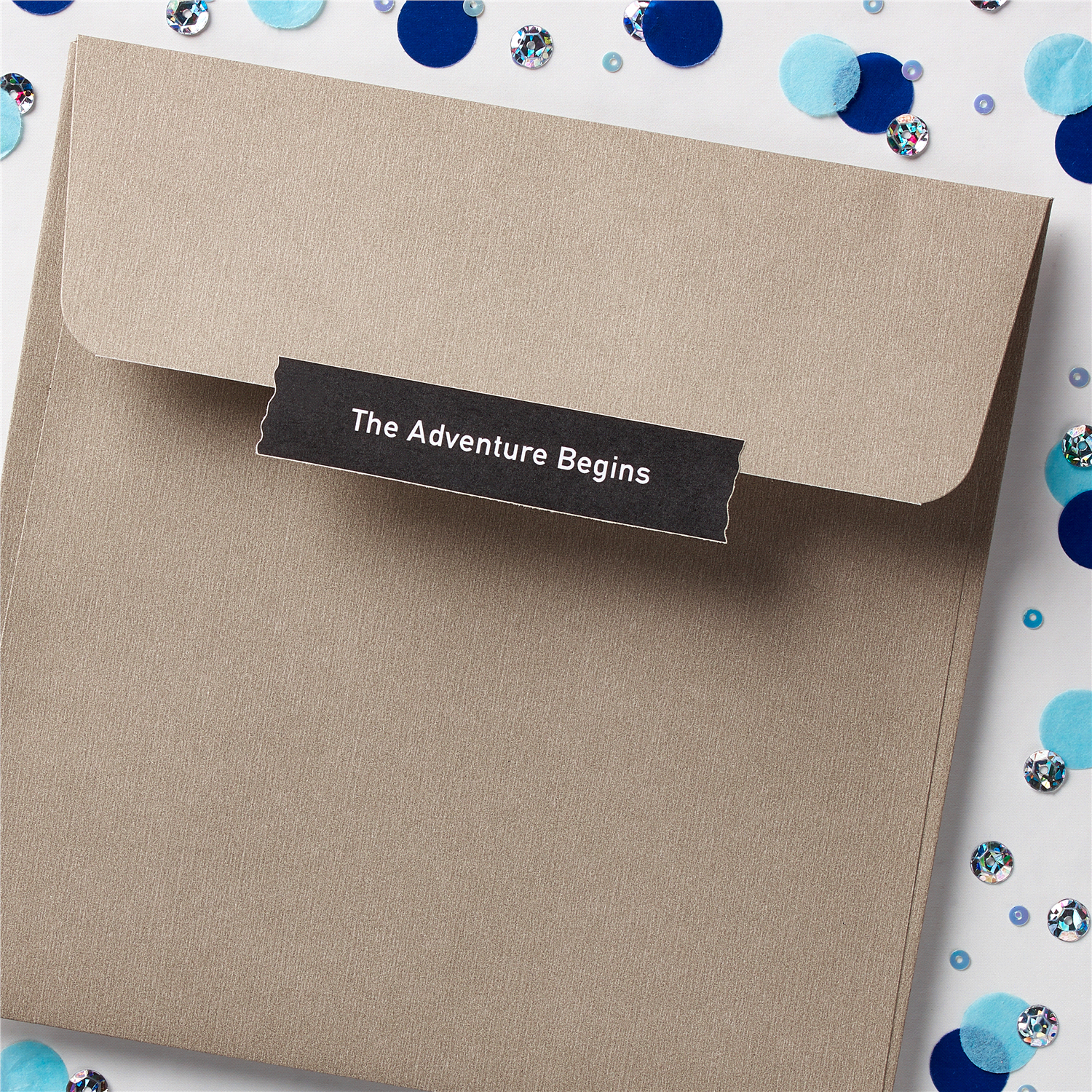 slide 3 of 4, American Greetings Elephant Baby Boy Greeting Card, 1 ct