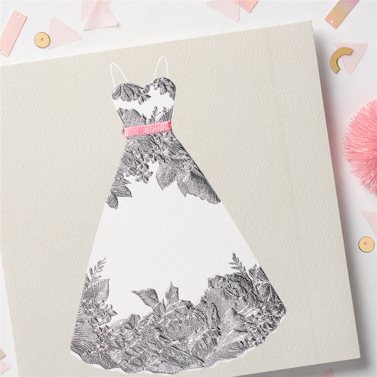 slide 2 of 4, American Greetings Dress Greeting Card - Wedding, Engagement, 1 ct
