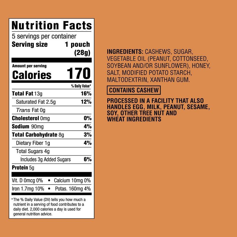 slide 5 of 6, Honey Roasted Cashews & Milk Chocolate Cashews - 10oz/10ct - Good & Gather™, 10 ct; 10 oz