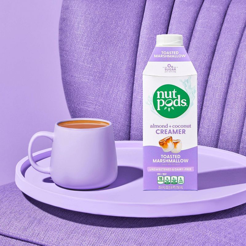 slide 2 of 7, nutpods Toasted Marshmallow Almond + Coconut Coffee Creamer - 25.4 fl oz, 25.4 fl oz