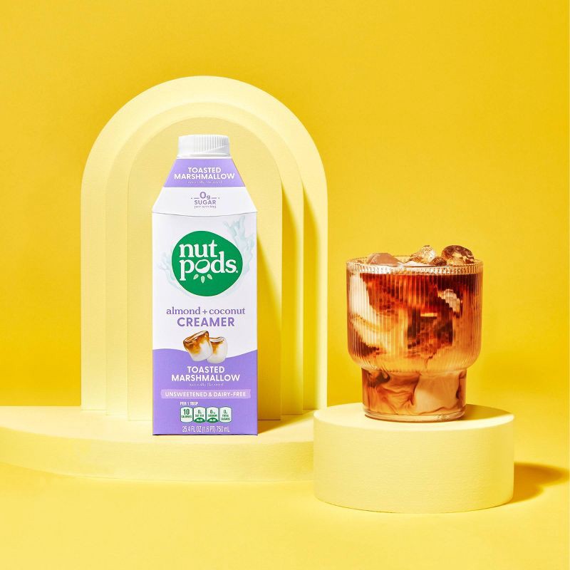 slide 7 of 7, nutpods Toasted Marshmallow Almond + Coconut Coffee Creamer - 25.4 fl oz, 25.4 fl oz