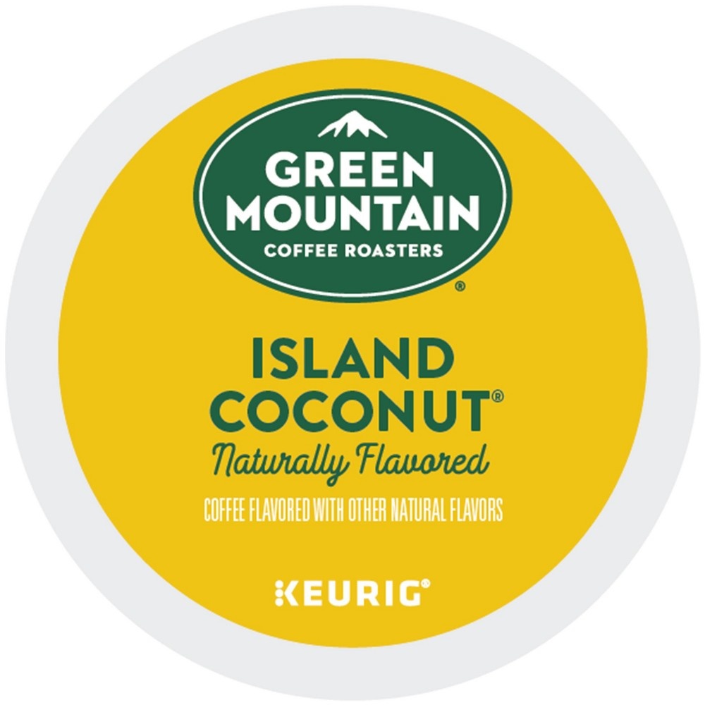 slide 4 of 11, Green Mountain Coffee Island Coconut Medium Roast Coffee - Keurig K-Cup Coffee Pods - 24ct, 24 ct