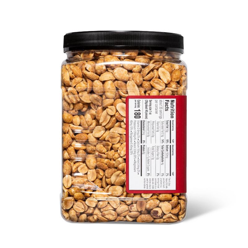 slide 3 of 4, Sea Salt Dry Roasted Peanuts - 34.5oz - Good & Gather™, 34.5 oz