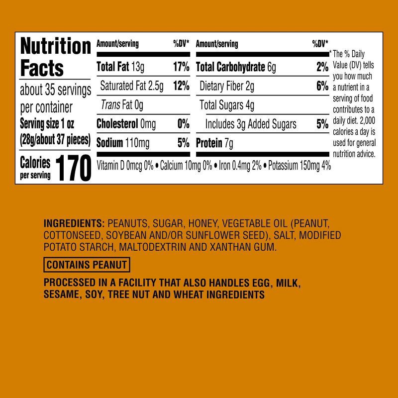 slide 5 of 5, Honey Roasted Peanuts - 34.5oz - Good & Gather™, 34.5 oz