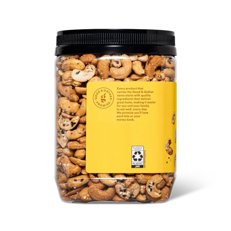 slide 4 of 4, Everything Seasoned Cashews - 30oz - Good & Gather™, 30 oz