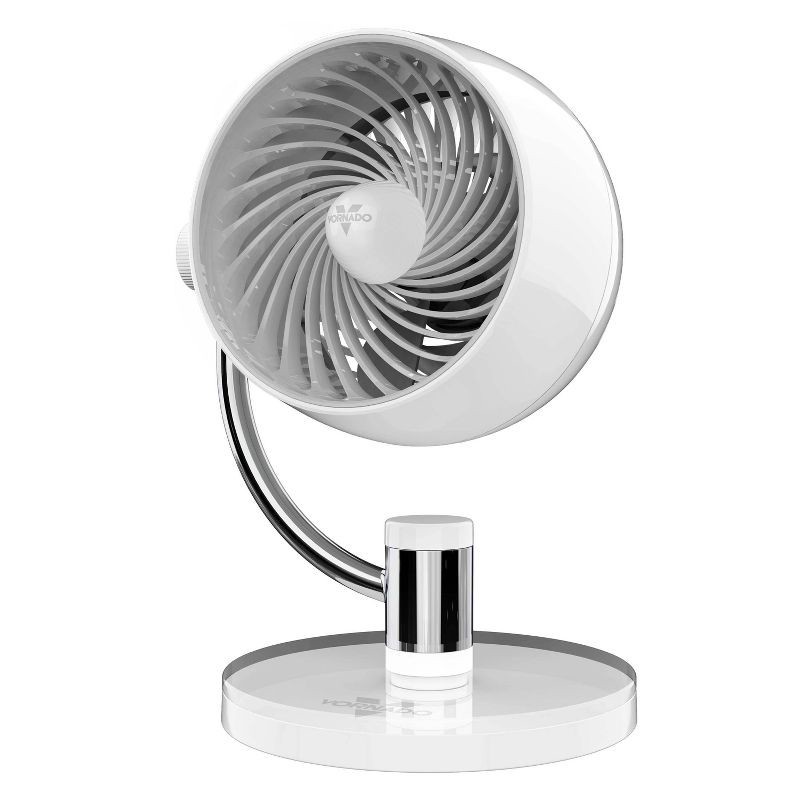 slide 6 of 8, Vornado PIVOT 3U Whole Room Air Circulator with Customizable Design Discs: Electric Desk Fan, 3 Speeds, 100-300 sq. ft., 1 ct