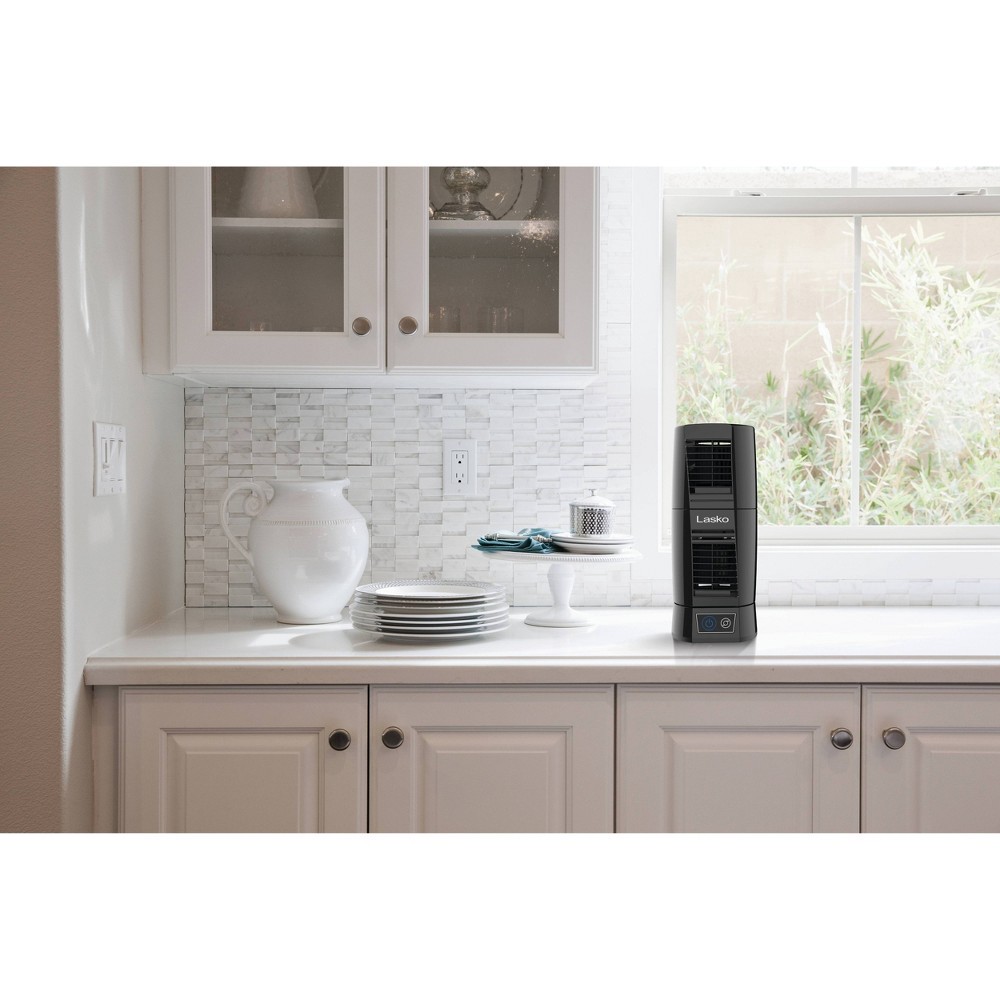 slide 8 of 9, Lasko Desktop Oscillating Tower Fan, 1 ct