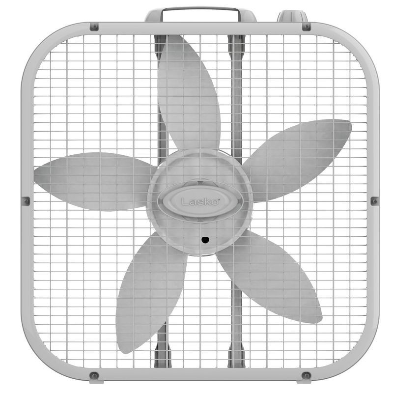 slide 3 of 7, Lasko 3733 Box Fan White, 1 ct