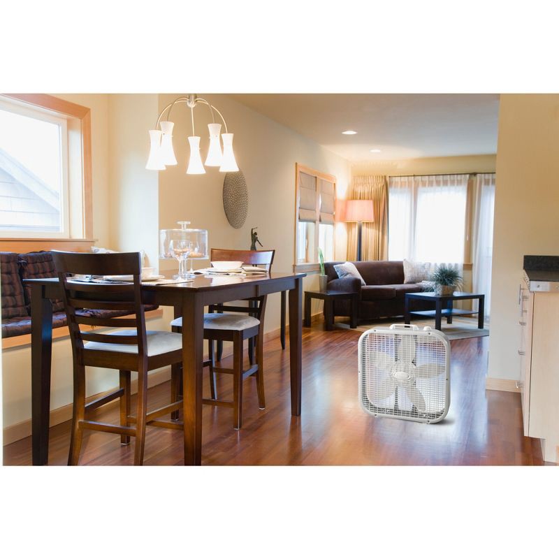 slide 7 of 7, Lasko 3733 Box Fan White, 1 ct