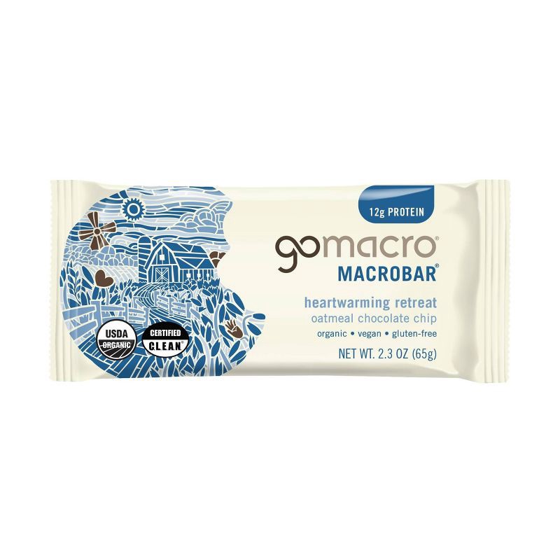 slide 7 of 7, GoMacro Oatmeal Chocolate Chip MacroBar - 4ct/ 7.1oz, 4 ct, 7.1 oz