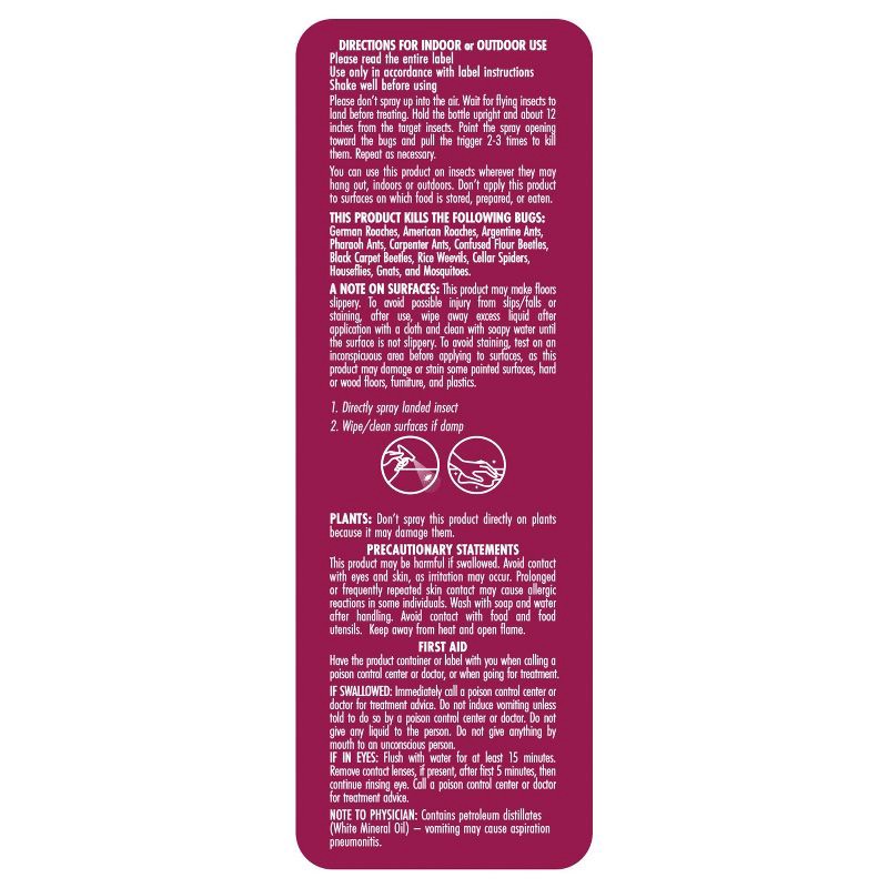 slide 6 of 12, STEM Ant Roach & Fly Killer Trigger Pump Spray Insecticide - 12oz: Indoor Outdoor Bug Control, Non-Flushing Formula, 12 oz