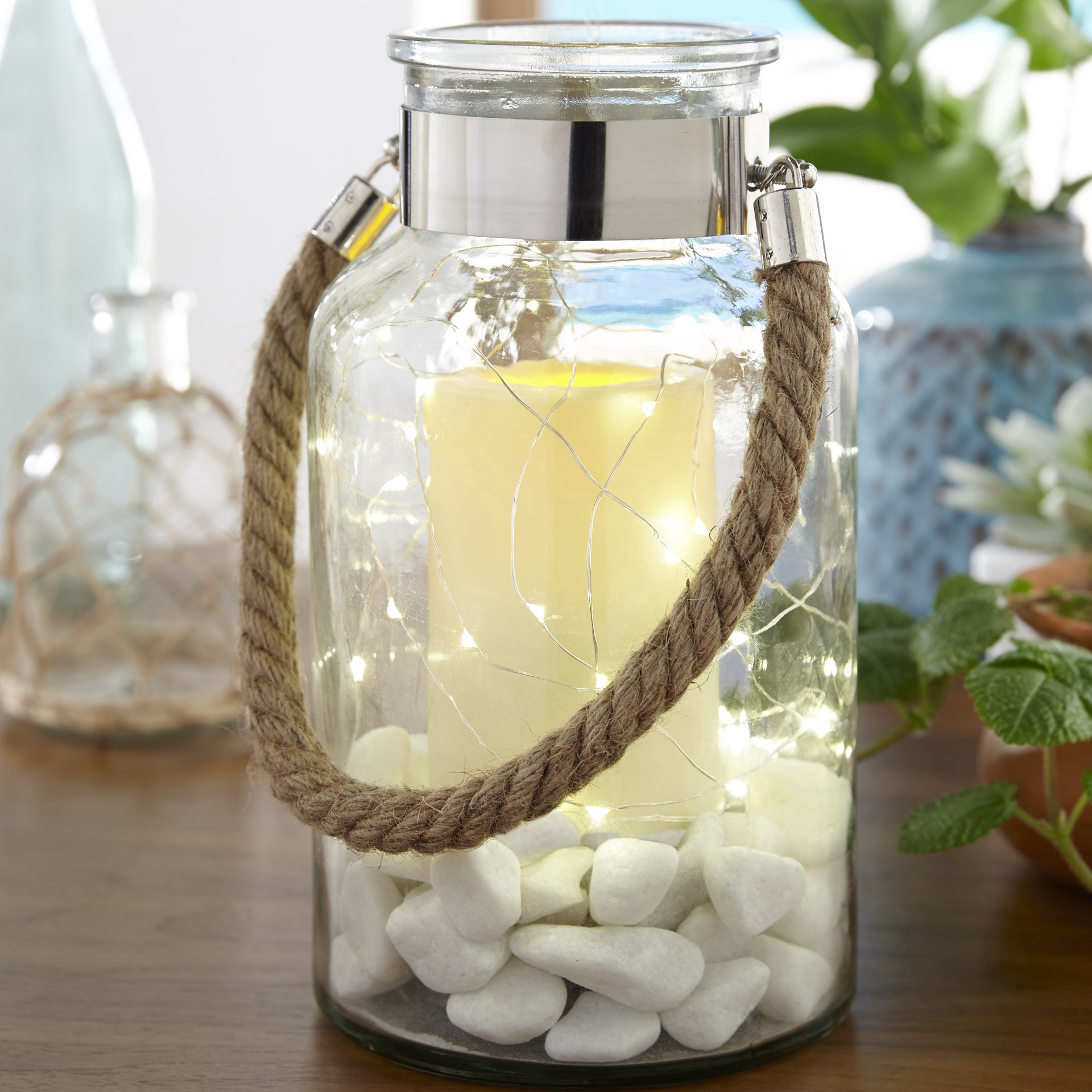 slide 4 of 4, 40ct. Warm White Led String Lights With Silver Wire By Ashland, 2ct., 40 ct