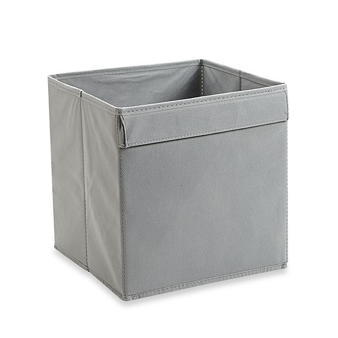 slide 1 of 1, Real Simple Fabric Bin - Red, 1 ct