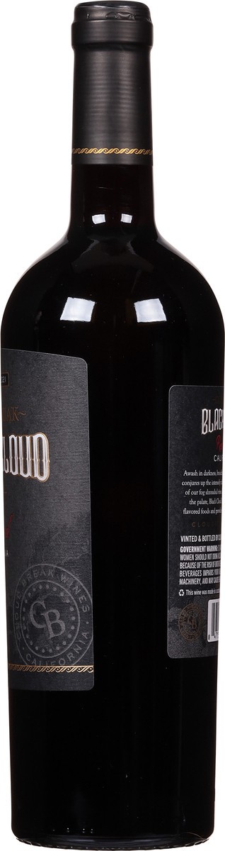 slide 6 of 9, Cloudbreak California Black Cloud Red Blend 750 ml, 750 ml