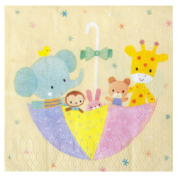 slide 1 of 1, Papyrus Baby Love Beverage Napkin, 1 ct