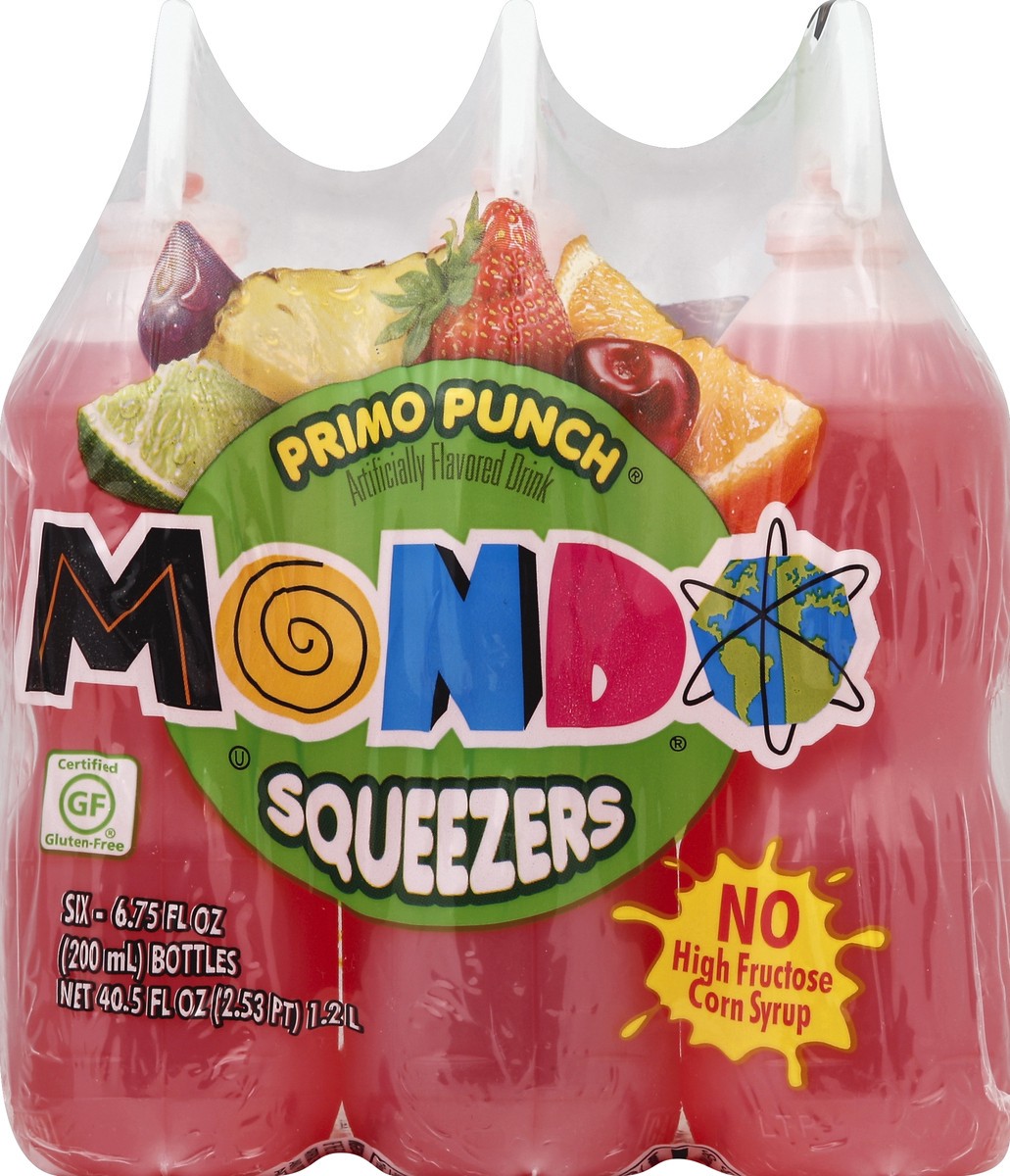 slide 2 of 4, Mondo Fruit Squeezers Primo Punch - 6 ct; 6.75 oz, 6 ct; 6.75 oz