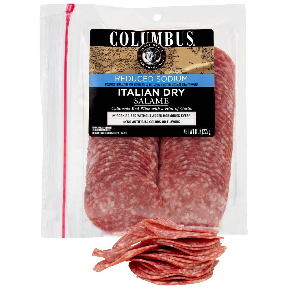 slide 4 of 6, Columbus Salame 8 oz, 8 oz