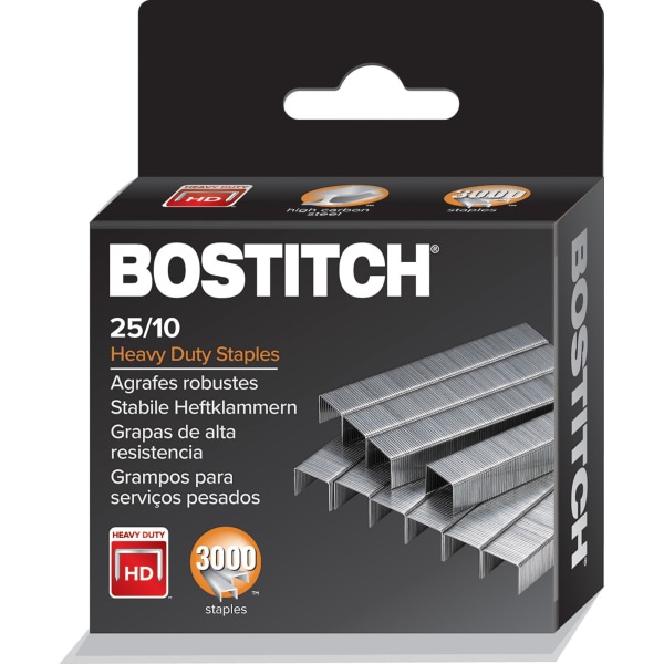 slide 2 of 2, BOSTITCH Premium Heavy-Duty Staples, 3/8'' Standard Strip, Box Of 3,000, 3 ct