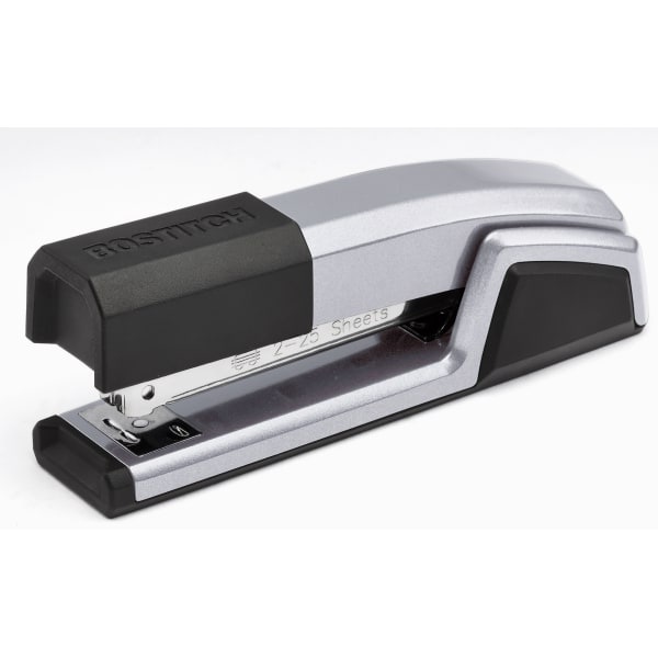 slide 3 of 10, BOSTITCH Office Epic Desktop Stapler With Built-In Remover, 2-1/16'', Silver, 1 ct