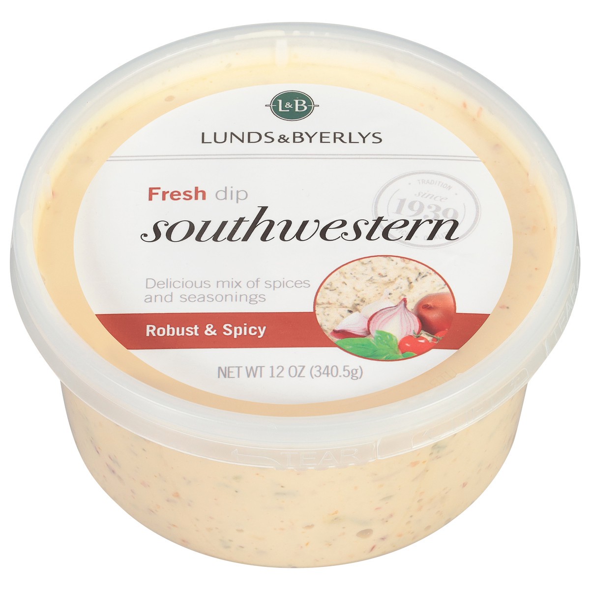 slide 1 of 9, L&B Fresh Robust & Spicy Southwestern Dip 12 oz, 12 oz