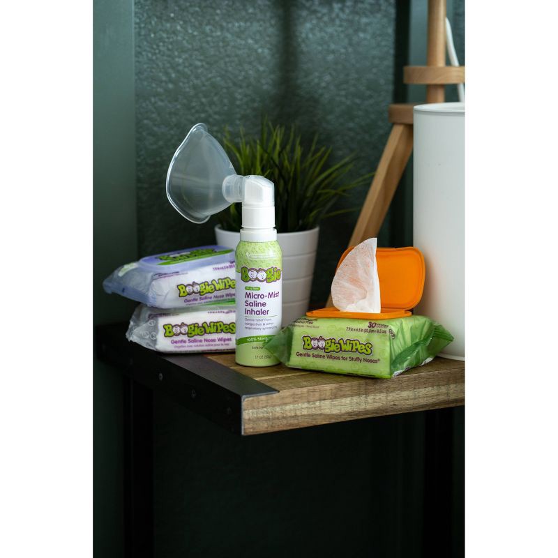 slide 8 of 11, The Boogie Brand Micro-Mist Saline Inhaler - 1.7oz, 1.7 oz