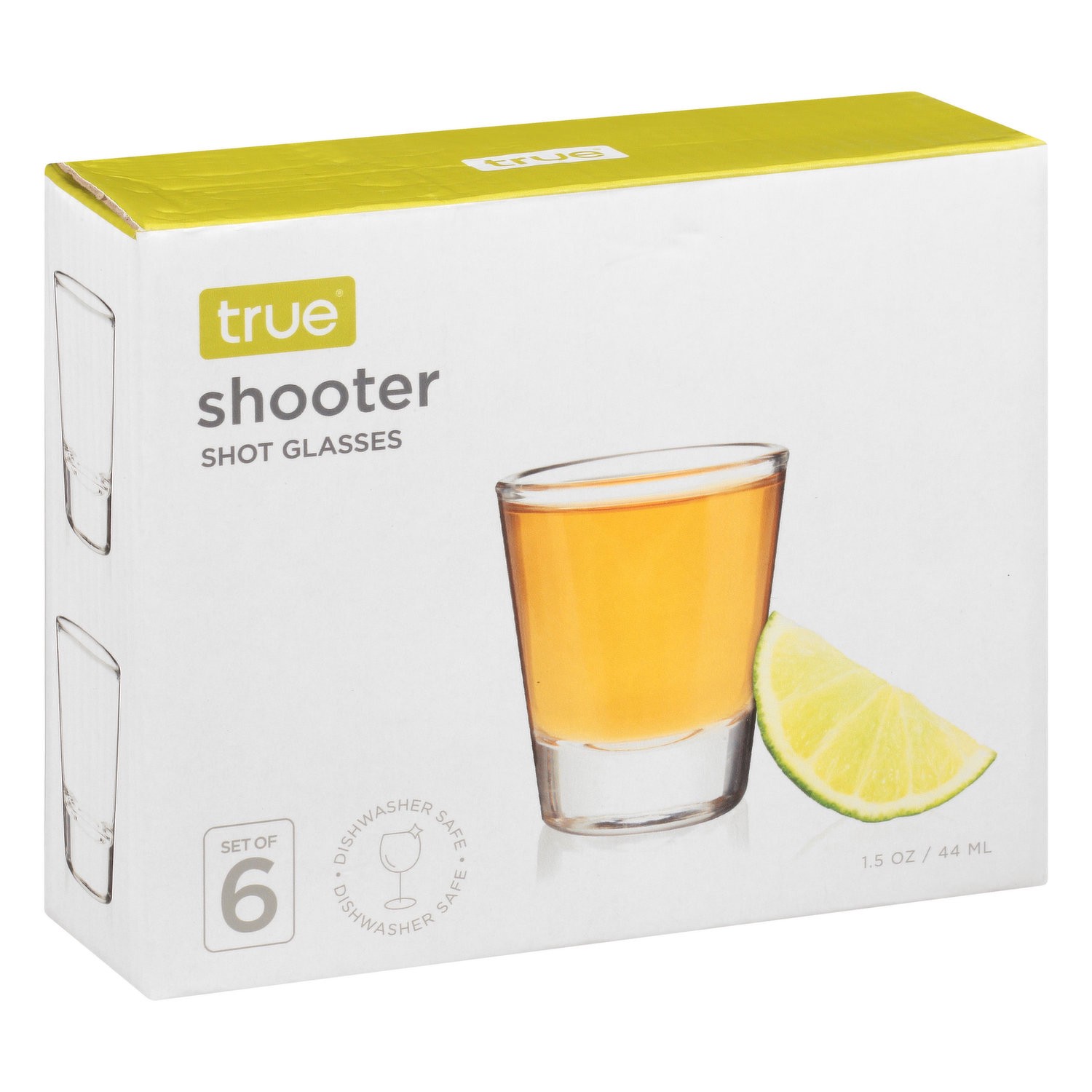 slide 1 of 1, TRUE Shot Glasses, Shooter, 1.5 Ounce, 6 Each, 6 ct