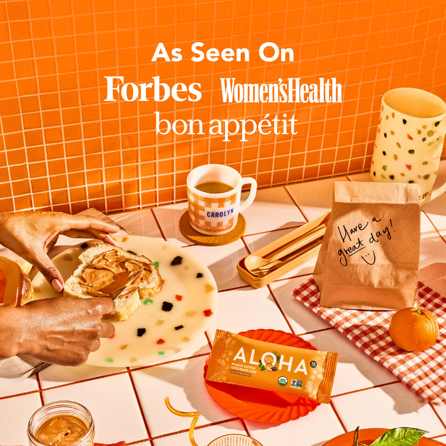 slide 7 of 7, Aloha Organic Protein Bars Peanut Butter Chocolate Chip, 5 ct; 1.98 oz