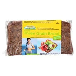 Mestemacher Three Grain Bread with Whole Rye Kernels 17.6 oz