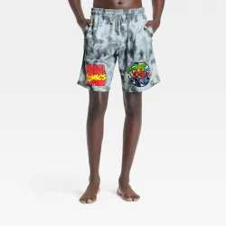 Men's Marvel Comics Cloud Dye Lounge Pajama Shorts - Gray L