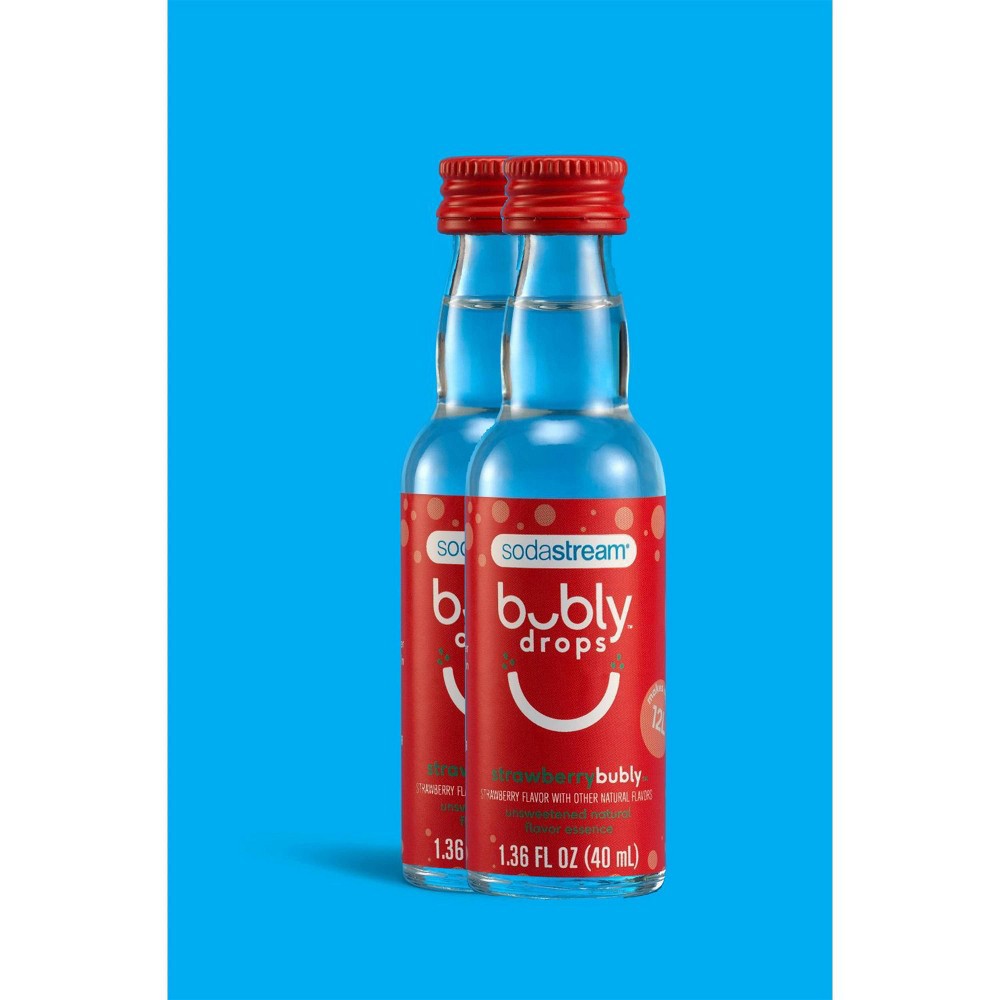 SodaStream bubly 2pk Strawberry Drops 2 ct Shipt