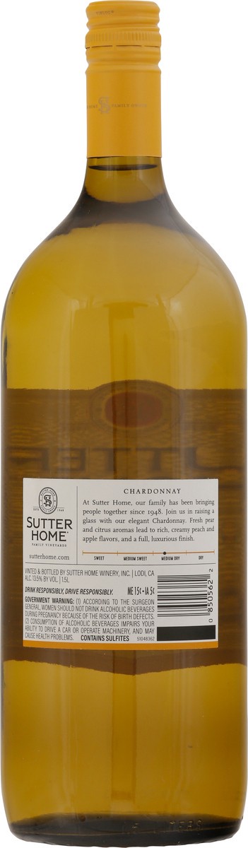 slide 2 of 9, Sutter Home California Chardonnay 1.5 l, 1.50 liter